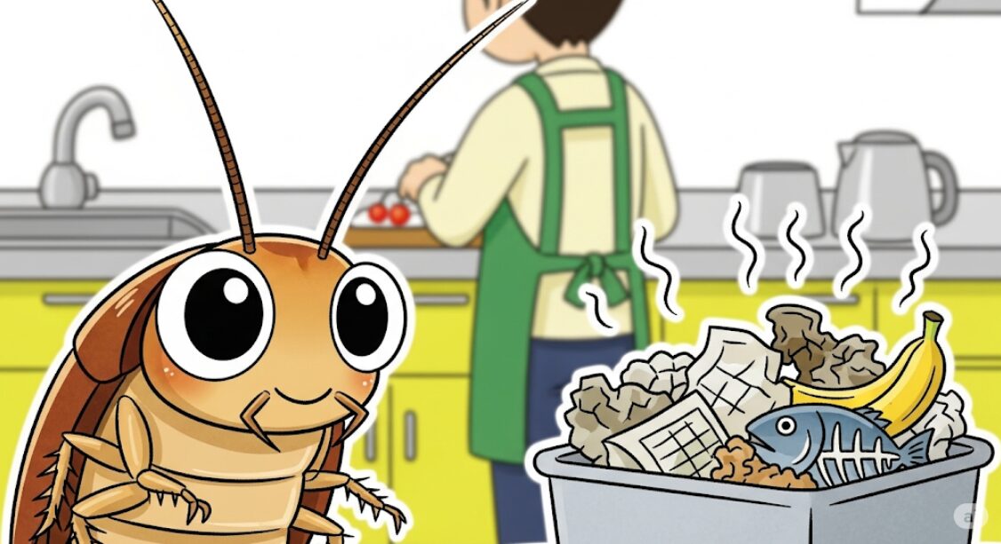 ゴキブリが出てくる理由は生ゴミにあり
