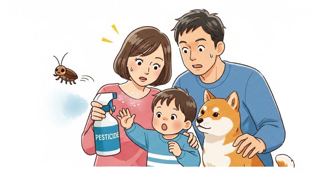 殺虫剤を使いたくない家庭のジレンマ