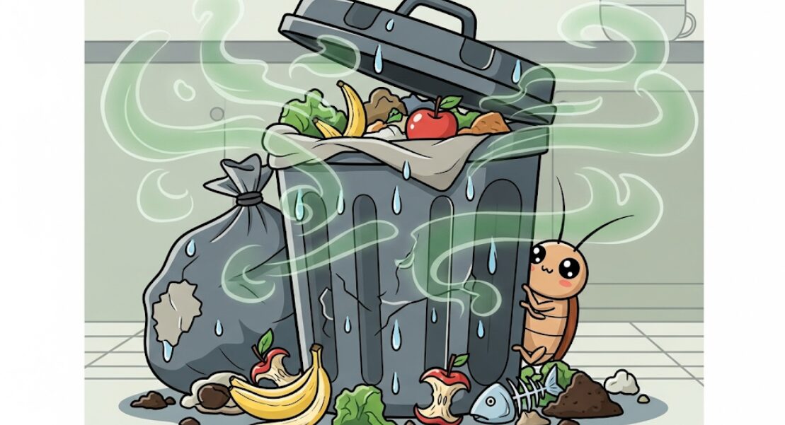 ゴキブリが好む生ゴミの臭いと湿気