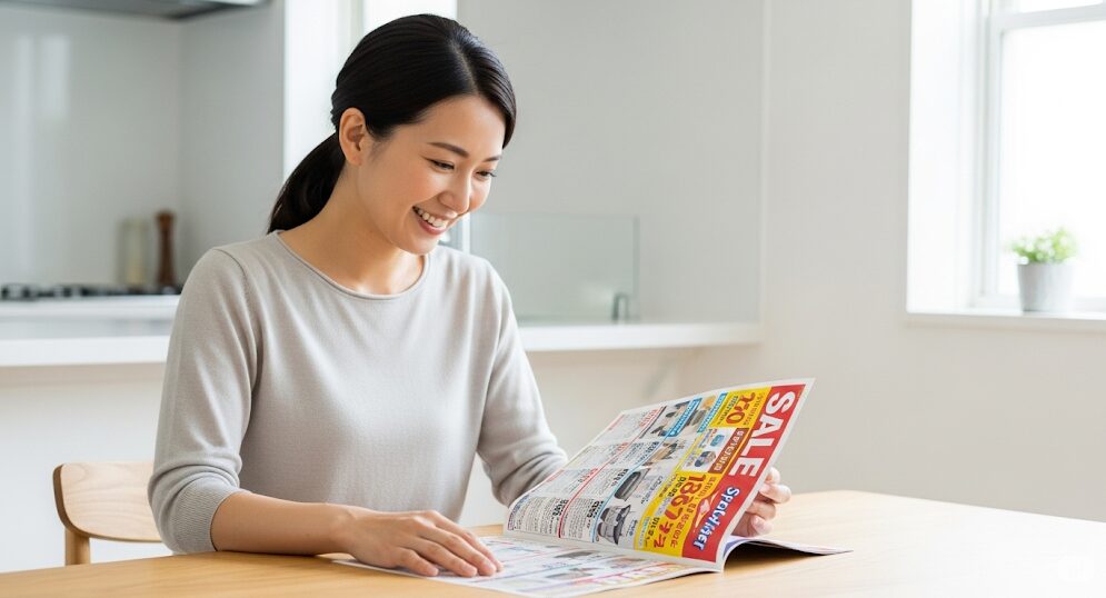 セールや特売日を狙うのがコツ